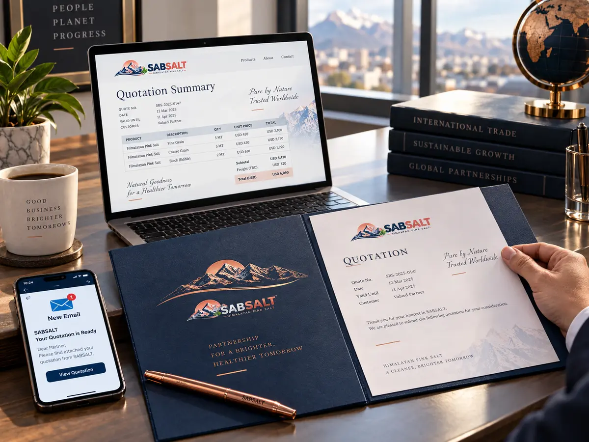 Receive a quotation