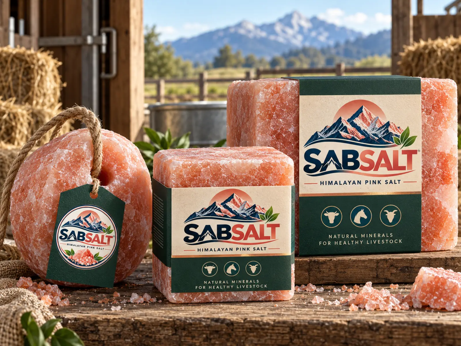 Animal Lick Salt in SABSALT branded presentation